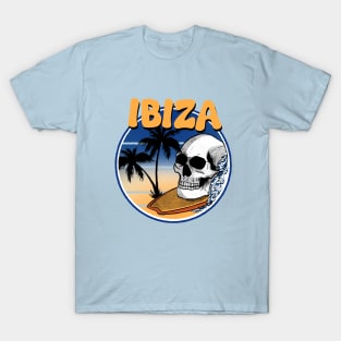 Ibiza Summer Surf Skull T-Shirt